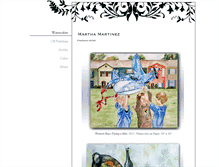 Tablet Screenshot of marthamartinezart.com